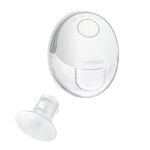 Momcozy M5 Hands-Free Wearable Breast Pump, Double-Sealed Flange for Baby-Like Comfort, 3 Modes & 9 Suction Levels, Portable Electric Pump – 24mm, 2-Pack Cozy Red