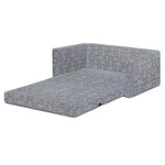 Delta Children - Serta Perfect Sleeper Kids 2-Seater Sofa, Convertible 2-in-1 Flip Open Toddler Couch Sleeper, Foam Chair for Playroom & Bedroom, Bed Lounger, Comfy Play Sleeping Lounge Chair, Grey