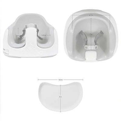 Bumbo 3-in-1 Baby Multi Seat Booster with Feeding Tray, 6-36 Months, Cradle Pink