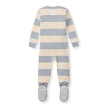 Burt's Bees Baby Baby Boys Pajamas, One-Piece Footed Sleeper PJs, Non-Slip Snug Fit for Infants 12, 18, and 24 Months