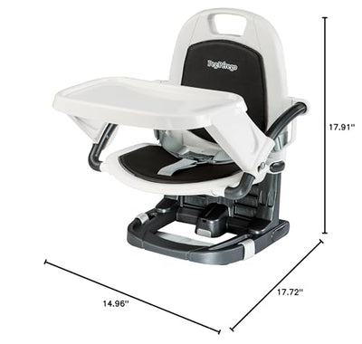 Peg Perego Rialto - Booster Seat - Suitable for Children 6 Months and up - Made in Italy - Licorice (Black)
