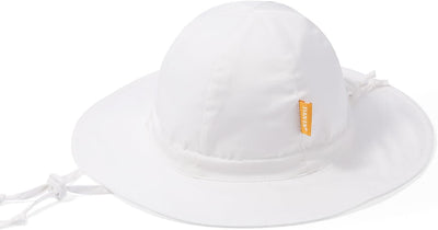 Baby Girl Sun Hat with UPF 50+ Outdoor Adjustable Toddler Beach Hat with Wide Brim Bucket Hats for Kids