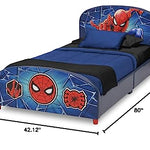 Delta Children Upholstered Twin Bed, Marvel Spider Man