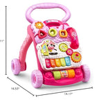 VTech Sit-to-Stand Learning Walker (Frustration Free Packaging), Pink