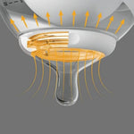 Nanobebe Nipples Baby Bottle Nipples, Silicone Nipple, Triple Vented, Ready to Use, 4-Pack, Y Cut