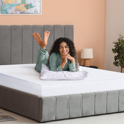 Utopia Bedding Waterproof 5-Sided Mattress Protector Queen Size, Premium Breathable Mattress Cover, Fitted Style with Stretchable Pockets (White)
