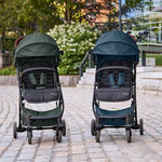 Ingenuity 3Dquickclose CS+ Compact Fold Stroller – Lightweight Stroller with Oversized Canopy, Extra-Large Storage and Compact Fold