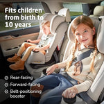 Maxi-Cosi Pria All-in-One Convertible Car Seat, Infant to Toddler Car Seat, Easy-Install Harness, Machine-Washable Cover, 5-100 lbs, Sea Shadow