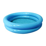 CALIDAKA Inflatable Swimming Pools for 0-3 Years, Inflatable Kiddie Paddling Pools, Blow Up Small Lounge Pools Outdoor Inflatable Swimming Pool (Blue)