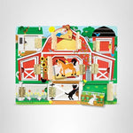 Melissa & Doug Hide and Seek Farm Wooden Activity Board with Barnyard Animal Magnets