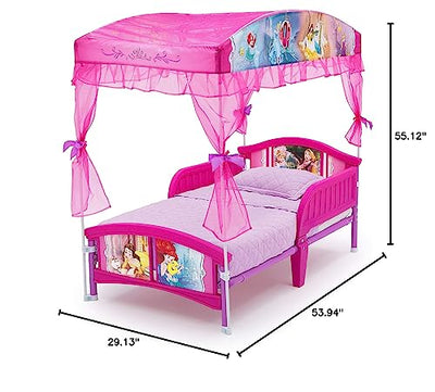 Delta Children Canopy Toddler Bed, Disney Princess