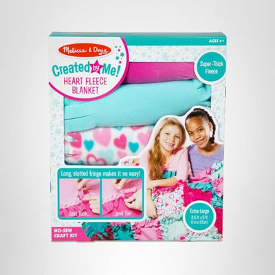 Melissa & Doug Fleece Quilt No-Sew Craft Kit, Multi