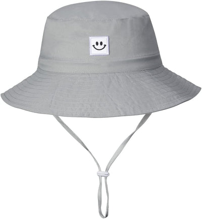 MaxNova Baby Sun Hat Smile Face UPF 50+ Toddler Bucket Hat for Boys Girls 0-7 Years