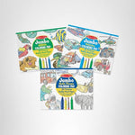 Melissa & Doug Jumbo 50-Page Kids' Coloring Pads 3-Pack - Animals, Vehicles, and Multi-Themed - FSC Certified