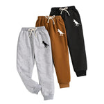 Nivne Tco Toddler Boy Pants - 3 Pack Sweatpants - Dinosaur Graphic Print Toddler Jogger Pants (6 Years)