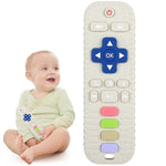 Chuya Baby Teether Toy Chew Toy for Babies 3-24 Months TV Remote Control Shape Teething Relief Baby Toys for Infants (Black)