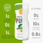 Serenity Kids 6+ Months Grain Free Puffs Toddler & Baby Snack | No Added Sugar, Gluten & Rice Free, Allergen Free | Made with Organic Cassava, Veggies, and Herbs | Broccoli & Spinach | 1 Count