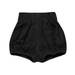 EISHOW 5 Pack Baby Shorts for Boy Girl Cotton Linen Blend Bloomer Cute Striped Dot Bloomers Loose Harem Triangle Pants