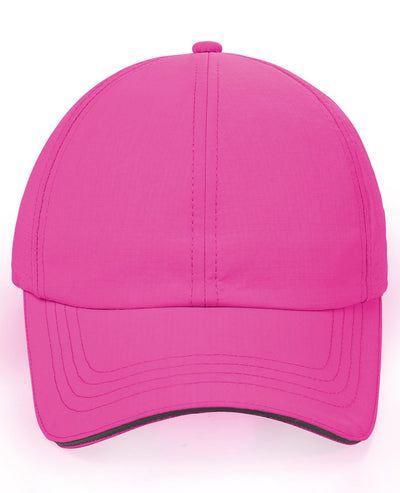 BAOPLAYKIDS Little Girls Criss Cross Ponytail Hat Toddler Mesh Baseball Cap Kids Quick Dry Outdoor Summer Sports Hats Ponycap Age 3-8 Hot Pink