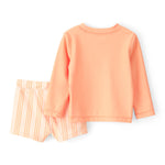 Carter's Boy 2-Piece Rashguard Trunk Set, Orange, 6M