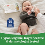 Huggies Natural Care Sensitive Baby Wipes, Unscented, Hypoallergenic, 6 Flip-Top Packs (288 Wipes Total)