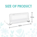 Regalo Swing Down 54-Inch Extra Long Bed Rail Guard, with Reinforced Anchor Safety System