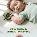Baby Teething Toy Silicone Avocado Teething Mitten for Babies Over 3 Months Anti Dropping Wrist Hand Teethers Baby Chew Toys for Sucking Needs, BPA Free