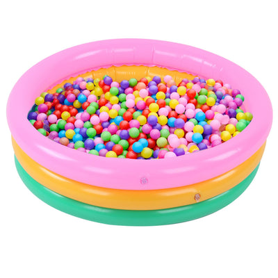 Children Swimming Pool, Baby Basin Pool, Soft Basin Pool, Bright Color Swimming Pool Accompany for Kids Children Playing Fun (S)