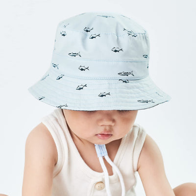 Durio Baby Hat UPF 50+ Sun Protection Boy Summer Cute Kids Toddler Sun Hat Cap Baby Girl Bucket Blue 19.7"(50cm)/12-24 Months