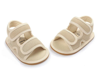 OAISNIT Baby Girls Boys Sandals Premium Breathable Anti-Slip Rubber Sole Infant Summer Outdoor Shoes Soft Toddler First Walkers (3-6 Months Infant, A-Khaki)