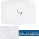 Queen Mattress Protector Waterproof Cover Absorbent Fitted Sheet up - 18'' Deep Pocket Mattress Cover Queen Size Bed Sheets, Terry Machine Wash Protection Mattress Protector