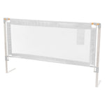 VEVOR Toddler Bed Rail, Kids Beds Guard Rail with Reinforced Iron Pipe and Oxford Cloth, Adjustable Height Bed Side Railing, Portable Guard Bumper Barrier for Crib, Bunk, 59.06 x 35.04 in, 1 Piece