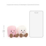 Jellycat Amuseables Pink and White Marshmallows Stuffed Toy, 3.5 inches | Food Plush | Fun Gift Idea