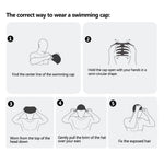 Large Swimming Cap Durable Silicone Waterproof Swimming Cap Ideal for Long Hair and Thick Braids Keeps Hair Dry While Swimming