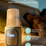 Grownsy Bottle Warmer, 8-in-1 Fast Baby Milk Warmer with Timer for Breastmilk or Formula, Accurate Temperature Control, Multifunctional Baby Bottle Warmers for All Bottles- Blue