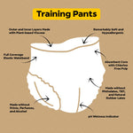 DYPER Toddler Training Pants 3T-4T for Boys & Girls Hypoallergenic, Unscented, Plant-Based & Perfect for Sensitive Skin, Leakproof Potty Training Pants for Day & Overnight Protection