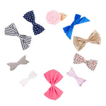 Parker Baby Co. Bows Clips, Assorted (Pack of 10) Hair Accessories for Girls -The Essentials Set