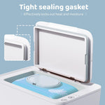 Wipe Warmer and Baby Wet Wipes Dispenser: Diaper Warmer with Evenly Overall Heating & Large Capacity Infant Wipes Warmer for Newborn Wet Napkin Warmer for Bathroom Wipes Towel Warmer (White)