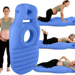 Inflatable Pregnant Pillow, Full-Body Pregnant Woman air Cushion Bed, Pregnant Pillow with Abdominal Hole, The Best Prone Sleep, Pregnant Woman Pillow and Pregnancy Essentials (Pink)(Pink)