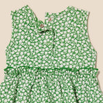 Amazon Essentials Baby Girls' Sleeveless Bodysuit Dress, Pack of 3, Sage Green Ditsy Floral/Stripe, 6-9 Months