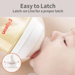 Pigeon PPSU Nursing Baby Bottle Wide Neck, Anti-Colic, Streamlined Body, Natural Feel, Easy to Clean, 5 Oz (Pack of 2), Includes 2pcs SS Nipples (0m+)