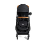 Joie Ginger 4-in-1 Convertible Pramette and Stroller with A Deep Recline, Height Adjustable seat, All-Terrain Wheels, Extra Storage – for Newborns and Toddlers (Shale Dark)