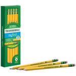 Ticonderoga My First Wood-Cased Pencils, Pre-Sharpened, 2 HB, Yellow, 12 Count