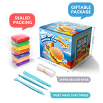 Sago Brothers Air Dry Clay 24 Colors, Kids Toys Modeling Clay Kit, No-Bake No Mess Magic Clay Crafts, Christmas Birthday Gifts for Kids Girls Boys