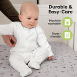 KeaBabies 2-Pack Organic Crib Sheets for Boys, Girls - 52x28 Fitted Crib Mattress Sheet Neutral, Breathable Jersey Cotton Cover for Baby Bed, Toddler Mattress, Soft & Cute Prints (Cove)
