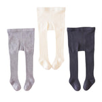 SeastarryX Baby Tights Cable Knit Tights Toddlers Leggings Seamless Stockings Pantyhose Infants 3 Pack (6-12Months,off-white+gray+navy)