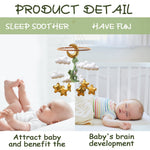 Wenqik Crib Mobile for Nursery Green Leaf Dragon Mobile Crib Forest Green Forest Shower Gift for and(Dragon)