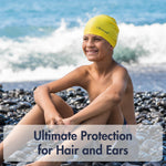 Limmys Kids Swim Cap – 100% Silicone Swim Cap for Boys and Girls – Soft, Stretchy & Comfortable Swimming Cap – Designed for Comfort & Durability