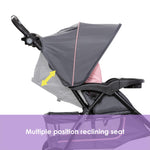 Baby Trend EZ Ride Travel System with EZ-Lift™ Infant Car Seat, Dash Pink