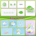 Air Dry Clay 36 Colors, Modeling Clay for Kids, DIY Molding Magic Clay, Gift for Kids Boys Girls
